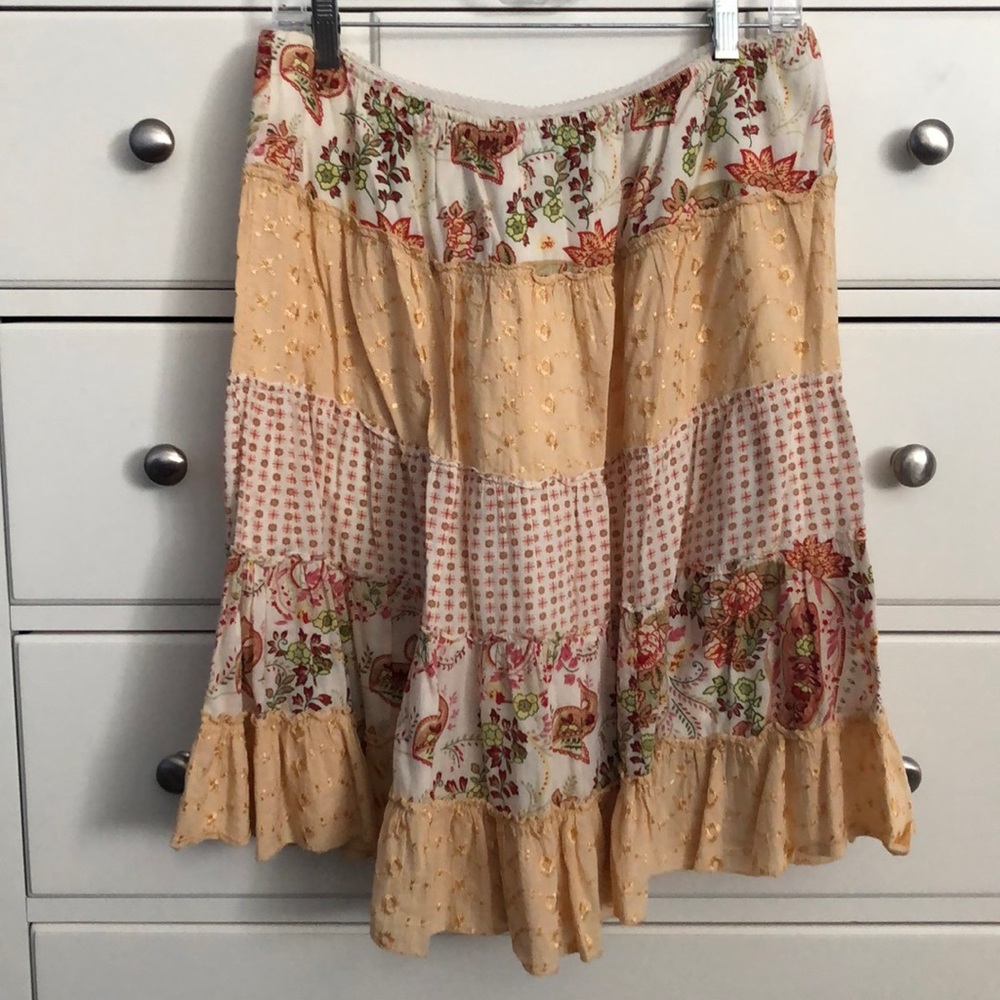 Fire Elastic Waist Skirt Size L